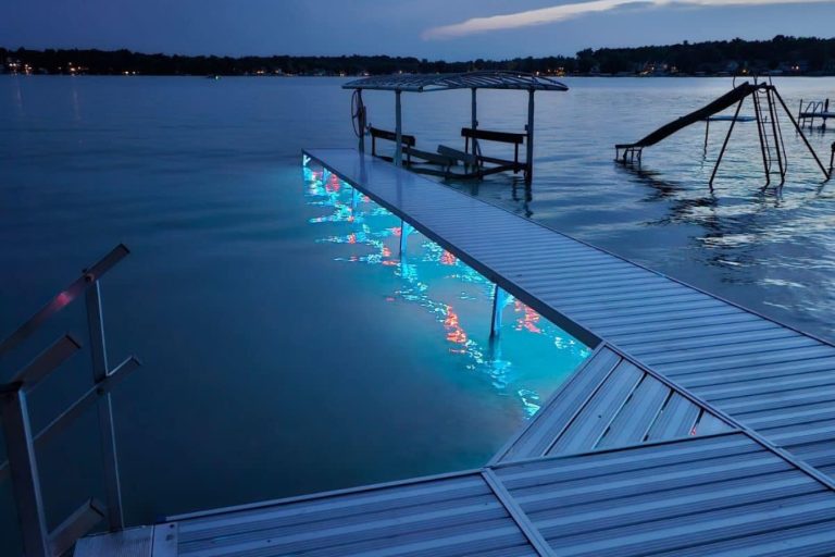 Boat Dock Lighting Installation in Tampa Florida