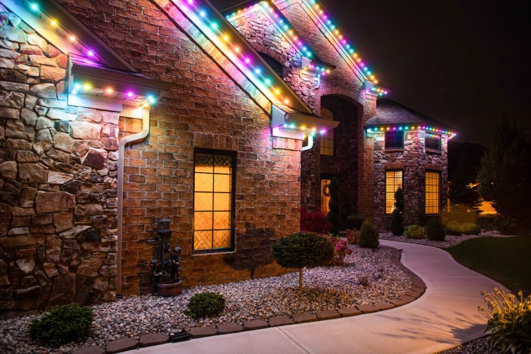 Marietta permanent Christmas lights