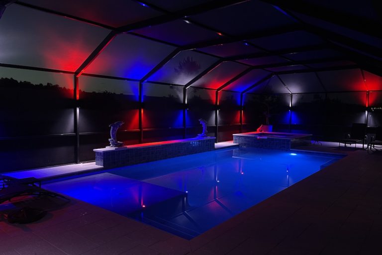 Apollo Beach Pool Cage Lighting