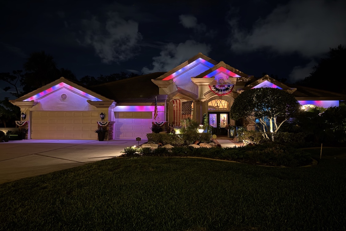 Woodsstock Permanent Holiday Lights